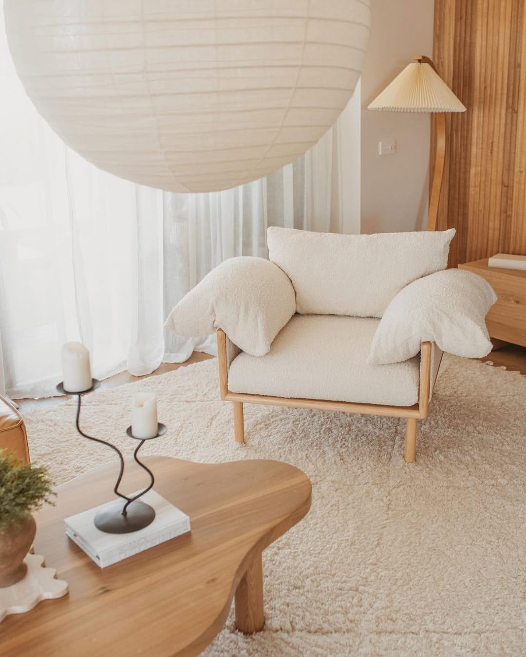 Pleated Floor Lamp