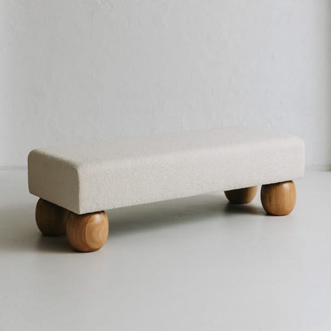 Sol Bouclé Bench Seat