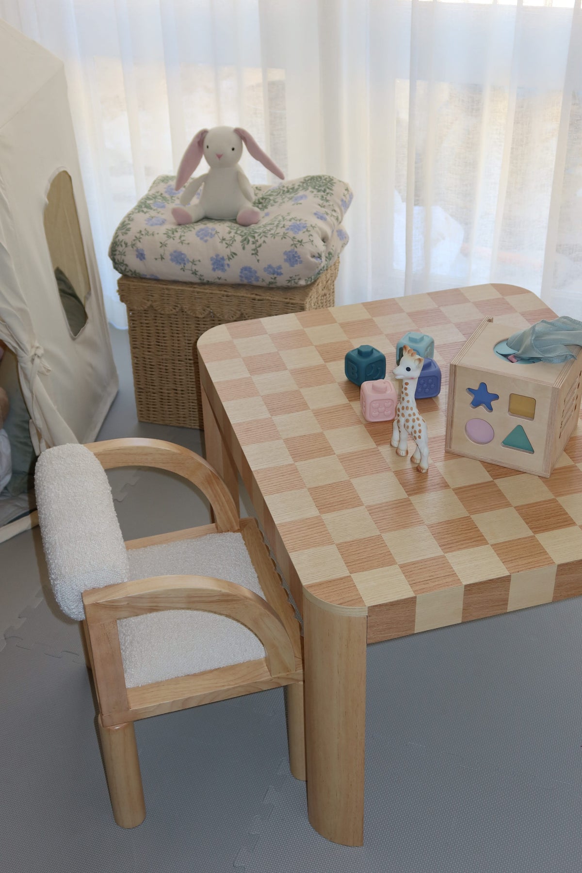 Quinn Checkerboard Table