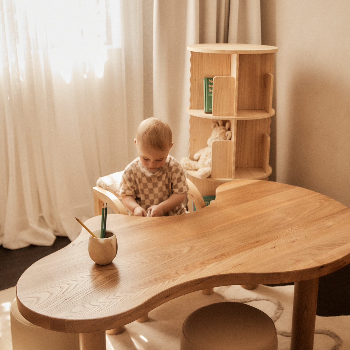 Malo Rotating Bookshelf
